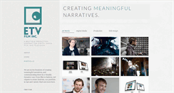 Desktop Screenshot of etvfilm.com