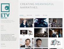 Tablet Screenshot of etvfilm.com